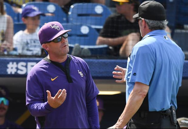 Watch: SEC Umpire Coordinator Paul Guillie Explains The Ruling On The 10th Inning Play