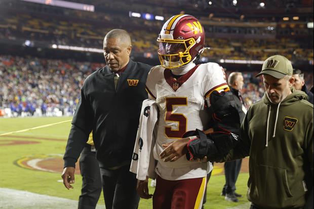 Report: Jayden Daniels Dislocated Elbow In Commanders' Loss