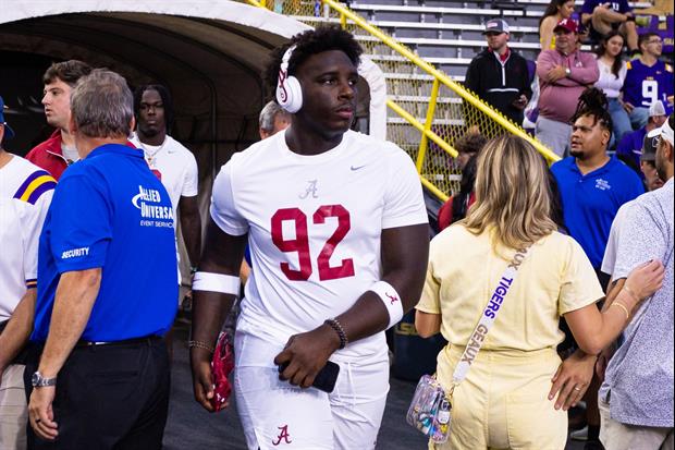 Alabama Starting Defensive Lineman To Miss The Remainder Of The Season