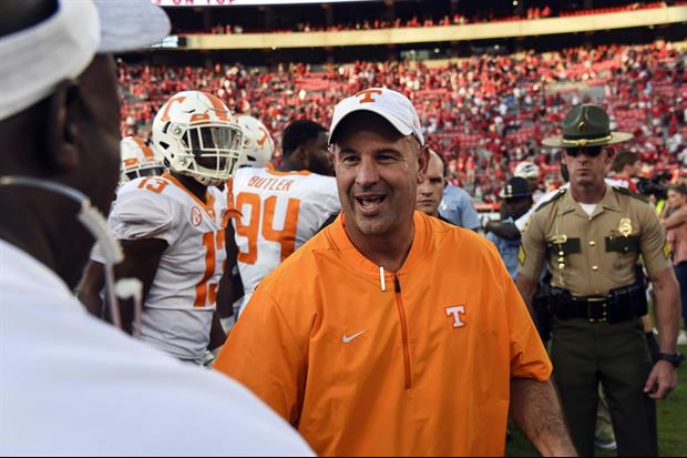 Watch Vols Coaching Staff Stayed On Field To Congratulate Georgia Players They Recruited