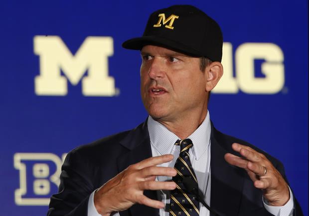 This Was Jim Harbaugh's Reaction To The BIG 10 Playing Football