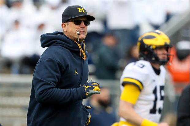 Jim Harbaugh Burned His Pants On A Sideline Space Heater On Saturday