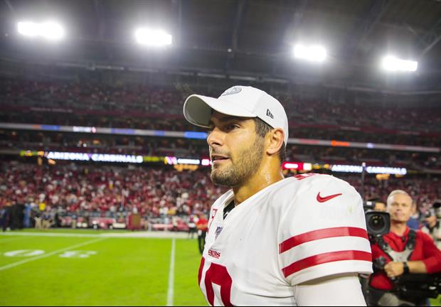 49ers QB Jimmy Garoppolo Explains Why He Called Erin Andrews 'Baby' During Post-Game Interview