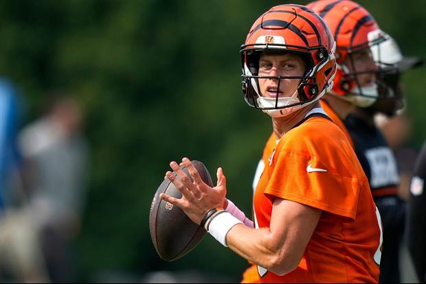 Watch: Joe Burrow Does Behind-The-Back Fake Handoff At Bengals Practice