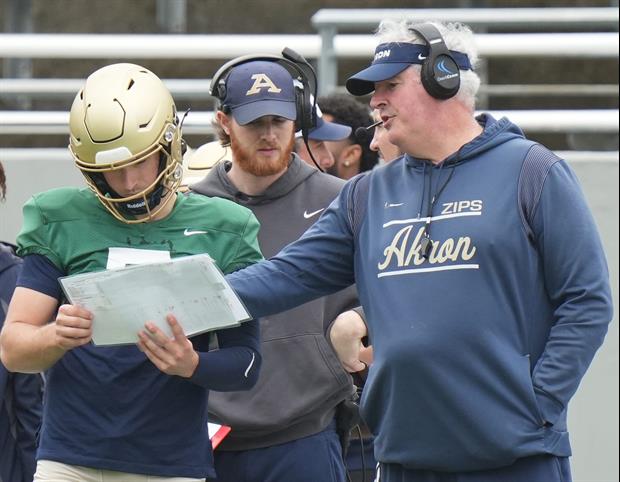 Akron Coach Joe Moorhead Explains Why They're Letting A Fan Call Plays