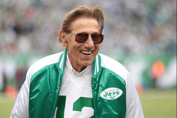 Former Jets Legend Joe Namath Still out Here Creeping Out Sideline Reporters