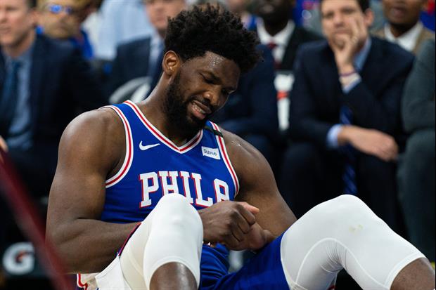 Check Out Sixers Star Joel Embiid's Dislocated Finger From Last Night