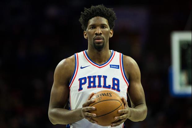 Rapper Meek Mill Hit Sixers Star Joel Embiid In The Face With His Nice Birthday Cake
