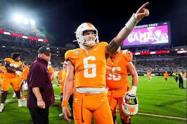 No. 15 Tennessee Rallies To Force OT And Beat Mississippi State 41-34