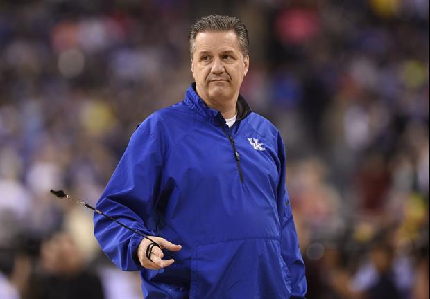 Kentucky's John Calipari Did Not Look Comfortable On A Hoverboard