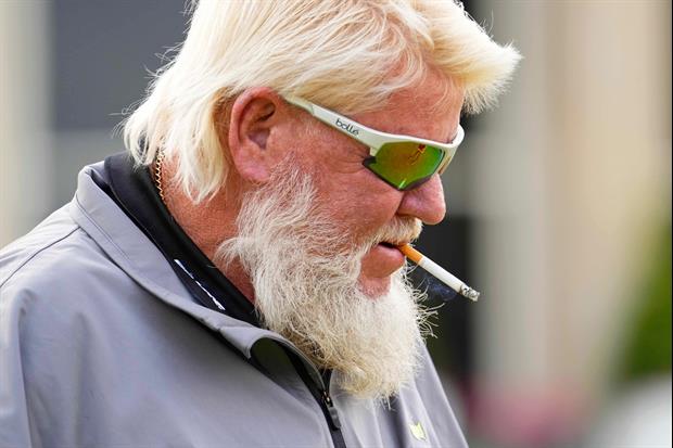 John Daly Looking Fabulous During PGA Championship Practice Session