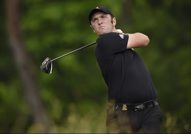 PGA Golfer John Rahm's Girlfriend Shows Off Her QB Arm