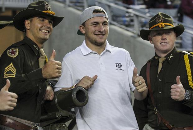 Johnny Manziel Hit The Town In College Station After A&M Game