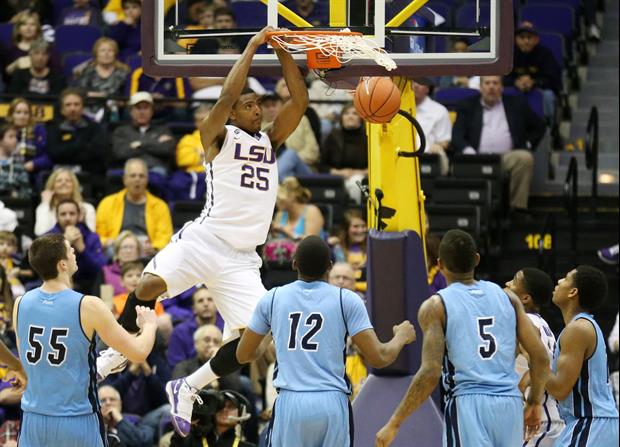 LSU forward Jordan Mickey was named to the preseason all SEC team.