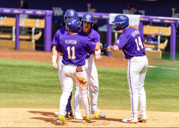 LSU Dominates West Virginia In Game 1 Of Super Regional, 16-9