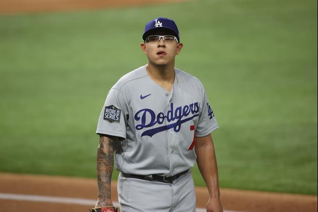 Julio Urias' Dad Gets Huge Tattoo To Commemorate Son's Dodgers World Series Win