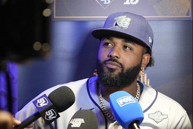 Rays Star Junior Caminero Hit Ball So Far In Batting Practice He Took Out FOX Desk