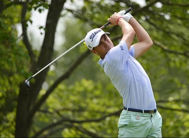 Watch golfer Justin Thomas's Tee Shot Drill A Fan In The Head at PGA championship...