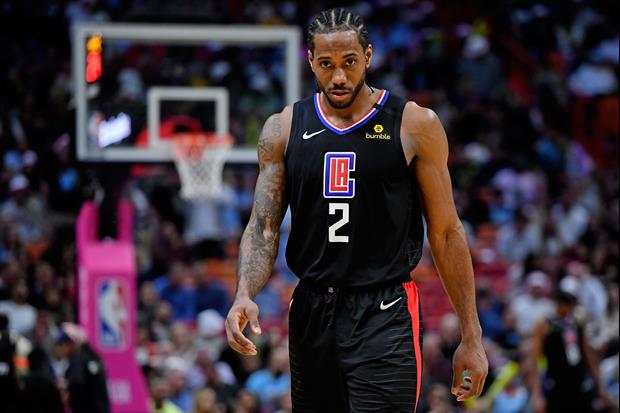 Clippers star Kawhi Leonard wears his own jersey when on vacation...