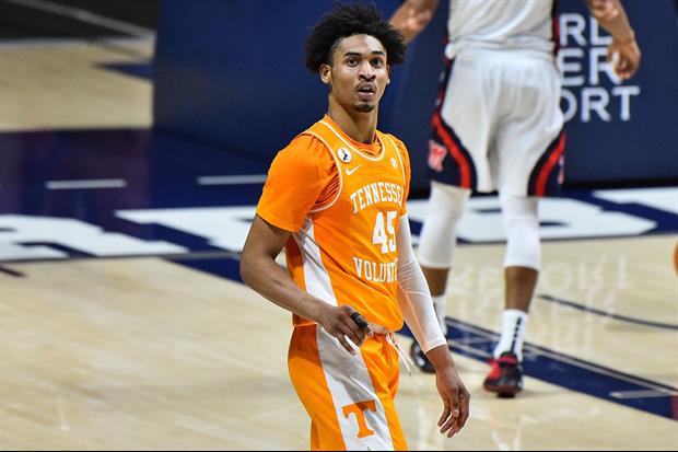 Watch Tennessee's Keon Johnson Crush 20-Year NBA Combine Record With 48-Inch Vertical Leap