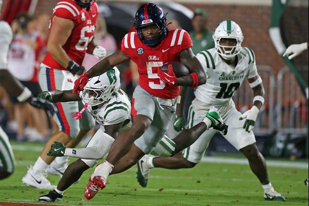 Watch: LSU Is Replaying Ole Miss' Win Over Charlotte At Football Ops Entrance