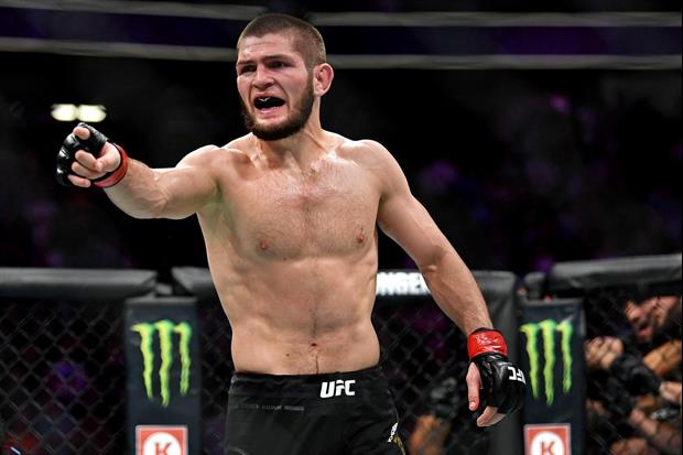 Looks Like UFC fighter Khabib Nurmagomedov Doesn't Know Dribbling Is A Part Of Playing Basketball