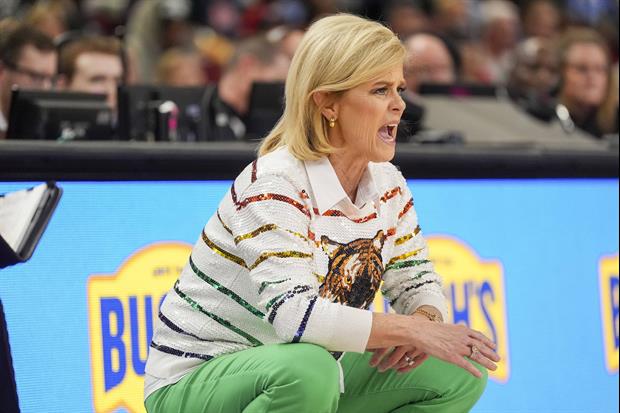 Watch: Kim Mulkey Threw Out The First Pitch Before The Savannah Bananas Game At Alex Box