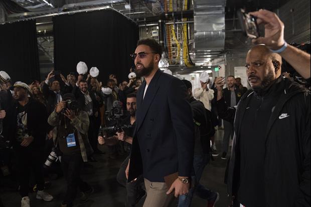 Around 400 Warriors Employees Gave Klay Thompson a Heroes Welcome In His Return To Golden