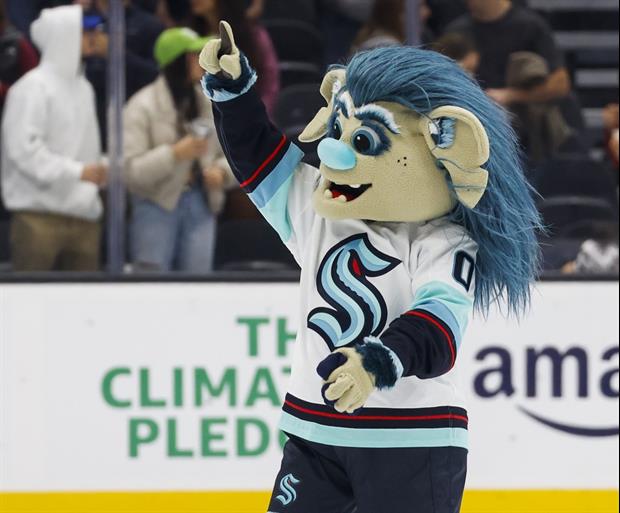 Seattle Kraken's Mascot Had A Close Call With A Grizzly Bear