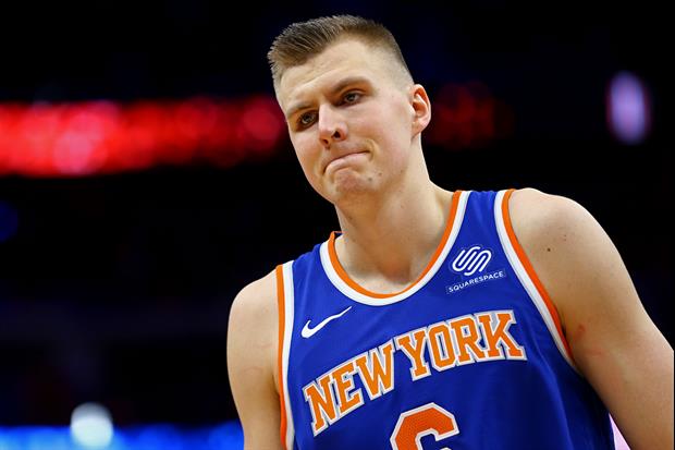Knicks Star Kristaps Porzingis Is Recovering From His Torn ACL With This Girl
