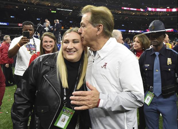 Watch Nick Saban's Daughter React To Alabama's Playoff Berth