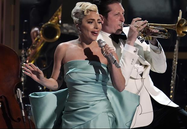 Lady Gaga Performs on Bourbon Street for Super Bowl LIX Segment With Tom Brady