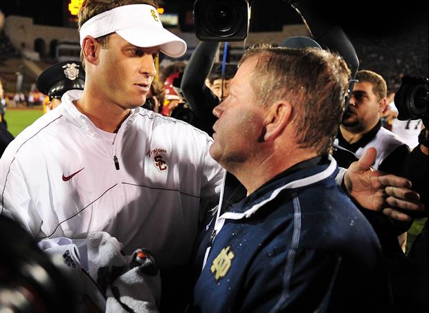 Brian Kelly Talks About His Relationship And Past Rivalry With Lane Kiffin