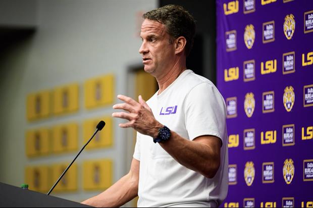Video: Lane Kiffin Speaks With The Media After LSU's First Day Of Spring Practice