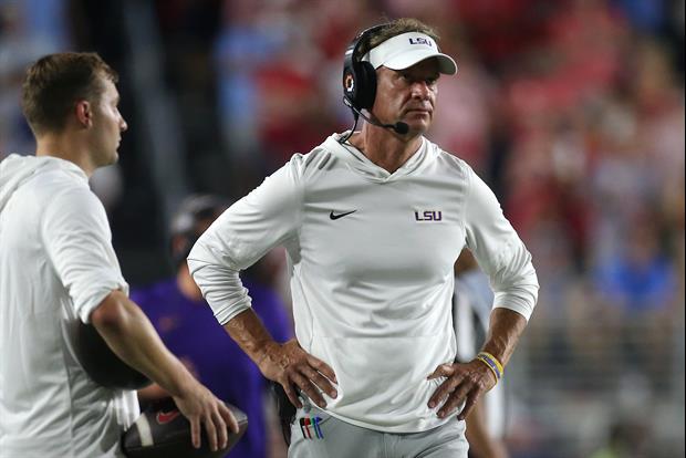 Watch: Lane Kiffin Leaves The Field After LSU's Loss To Ole Miss In Oxford