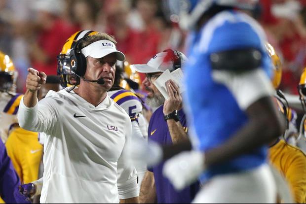 Watch: Lane Kiffin Points Out Stadium Music Issue During LSU's Loss To Ole Miss