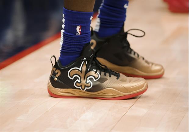 Philadelphia 76ers guard Guard Langston Galloway Rocked These Saints Shoes Wednesday Night