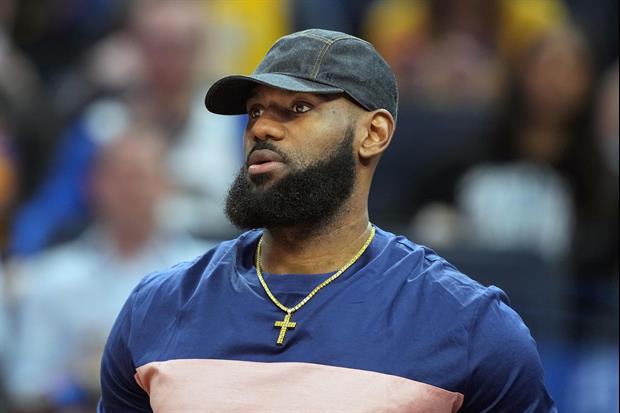 LeBron James Caught at Basketball Game Using Illegal Stream to Watch Conference Finals