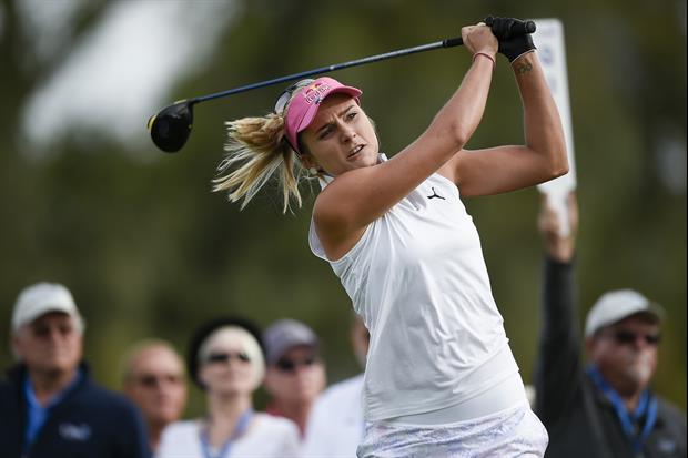 A few weeks ago LPGA golfer Lexi Thompson got in a round of golf with President Donald Trump and Rus