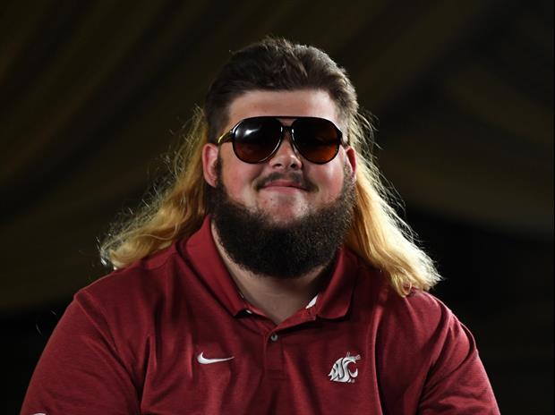 Washington State O-Lineman Liam Ryan Has The Absolute Worst/Best Mullet Ever