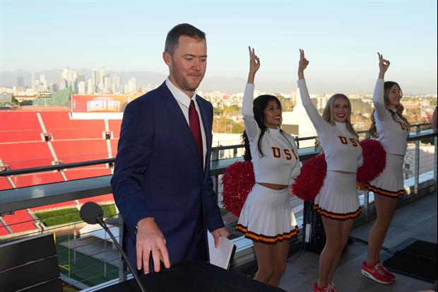 Lincoln Riley's USC Introduction Involved Odd Choreography/Performance By Trojans' Band