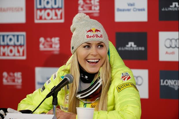 Broken Ankle Won't Stop Lindsey Vonn From Working Out In Bikini