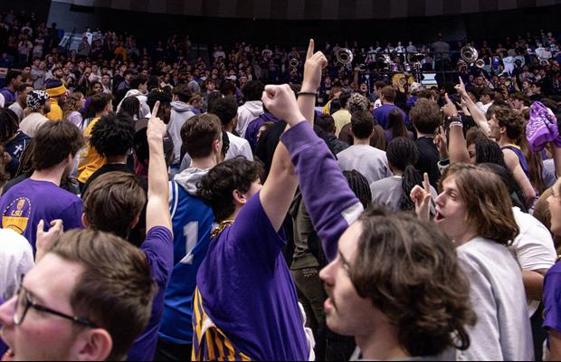 This Was The Scene At The PMAC After LSU's Buzzer Beater Win Over Kenctucky