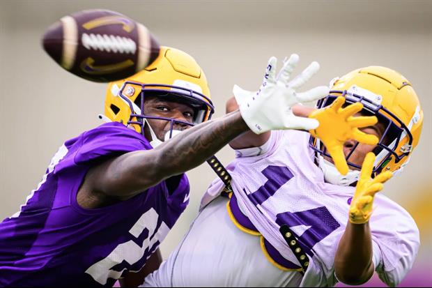 Watch: This Is How The LSU Equipment Team Preps Footballs For Spring Practice