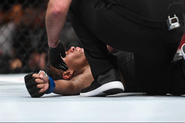 UFC's Molly McCann Lands Insane Spinning Elbow To Knock Out Luana Carolina