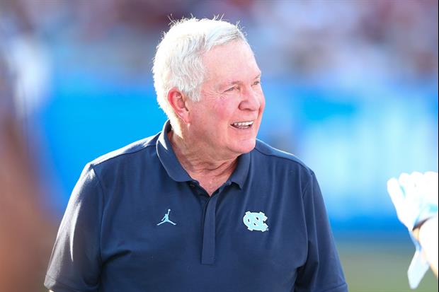 Mack Brown Gets Emotional, Then Busts Out Dance Moves In Locker Room After Win