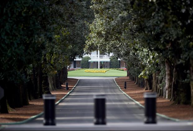 Tiger Woods Turned His Florida Home Entrance Into Magnolia Lane For Masters Sunday