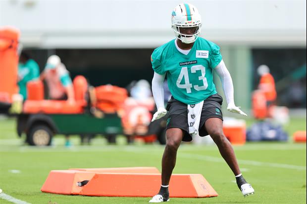 Watch: Former Tiger Major Burns Snags Interception At Dolphins Practice