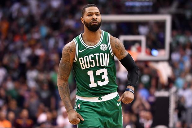 Watch Celtics Marcus Morris Shove Jaylen Brown On Bench During Timeout