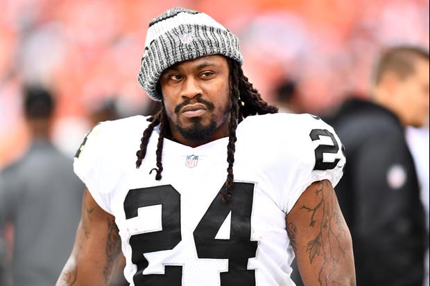 Marshawn Lynch Made The AAF Pay Him $5k In Quarters For A 2 Minute Interview